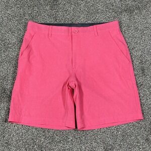 Swannies Sully Shorts Pink Mens 34‎ Lightweight Flex Breathable Golf Athleisure